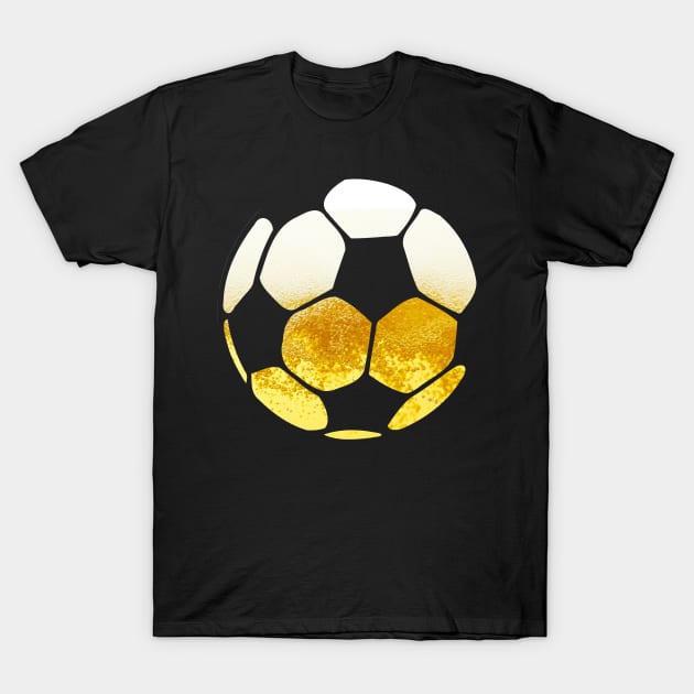 Soccer Ball Filled With Beer Football Filled With Beer T-Shirt by odrito